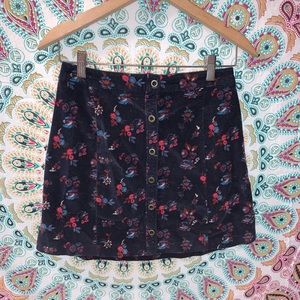 Floral Hollister skirt